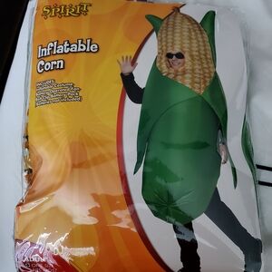 Spirit Inflatable Corn Costume for adults- Green